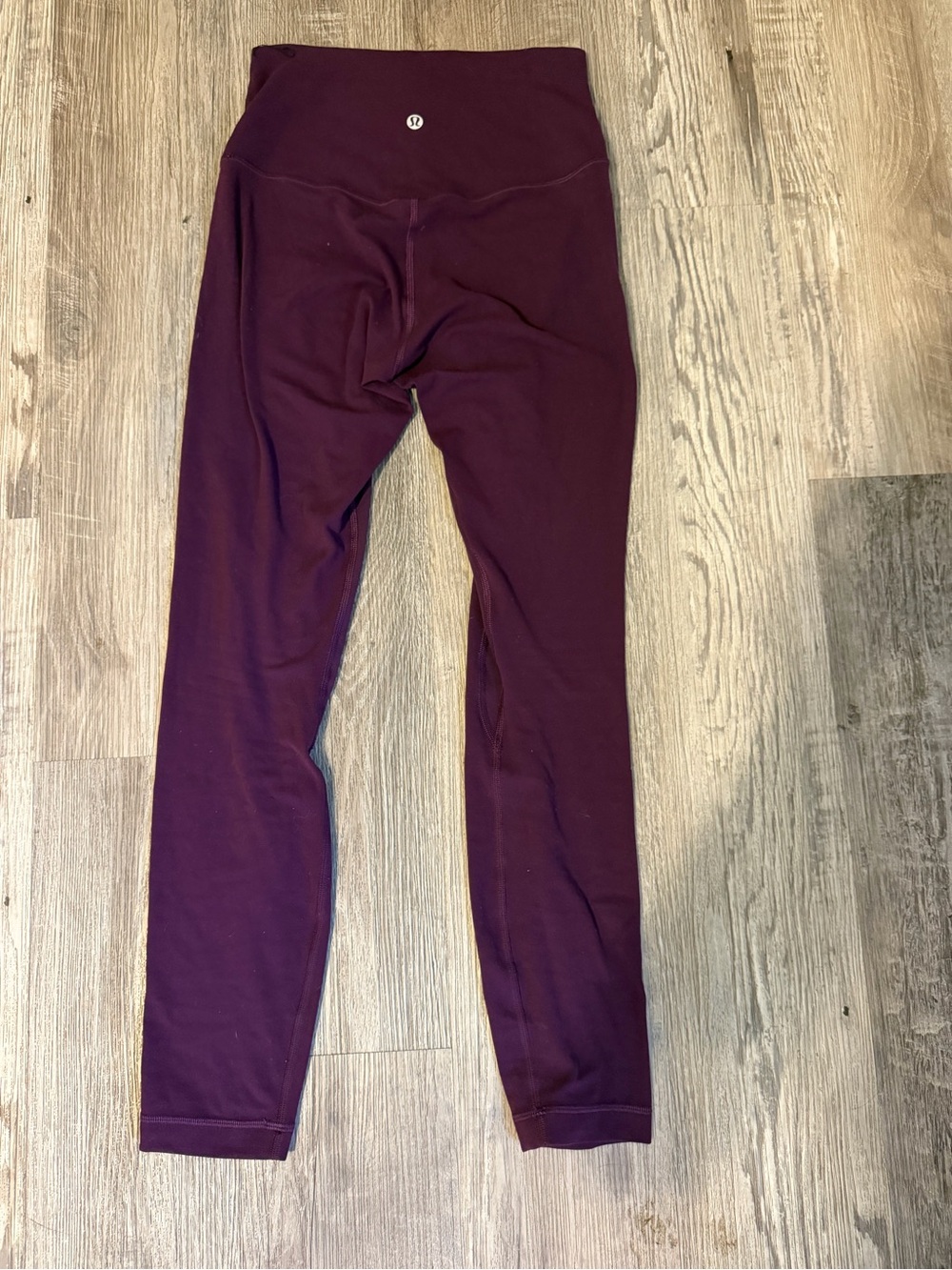 lululemon athletica Maroon Yoga Leggings and matching top